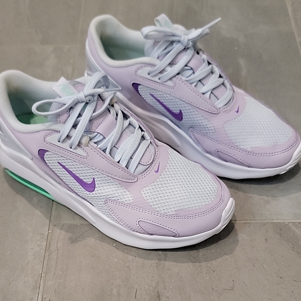 Nike White and Purple Sneakers